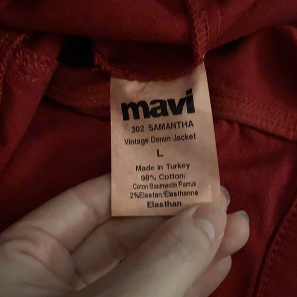 Red Denim jacket - Picture 5 of 6